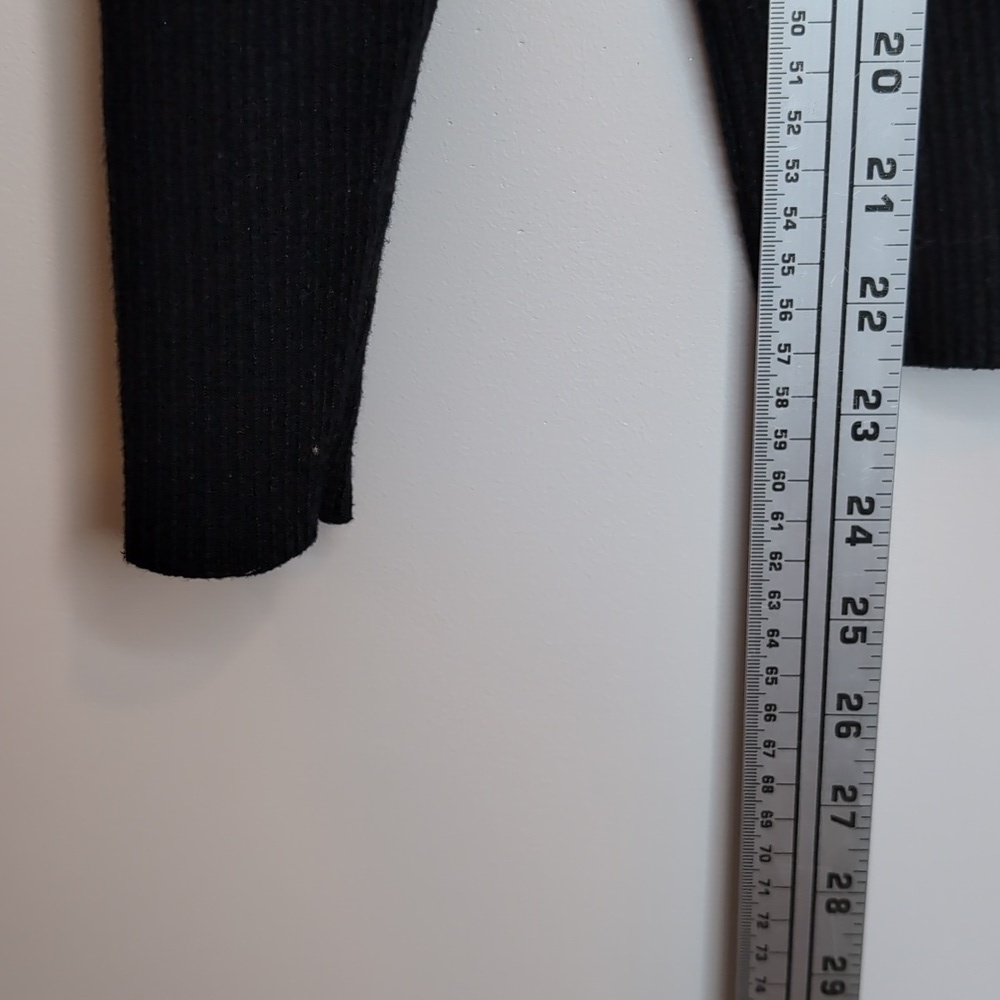 Rachel Zoe Turtleneck Sweater in Black and Gray with Classic Fit - Picture 9 of 9